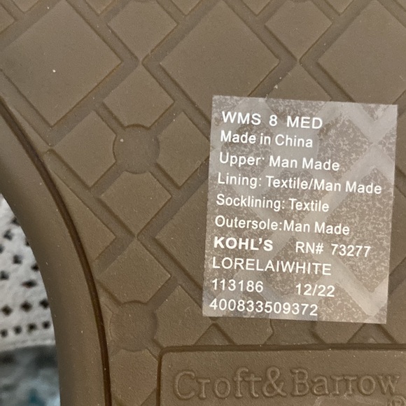 Croft & Barrow sandles - Picture 3 of 3